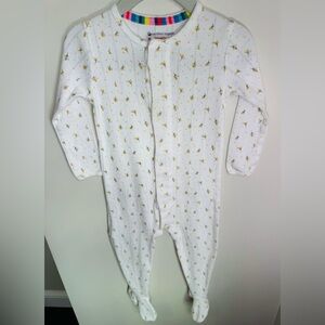 Magnetic Me Organic Cotton Footie Pajama Size 12-18M